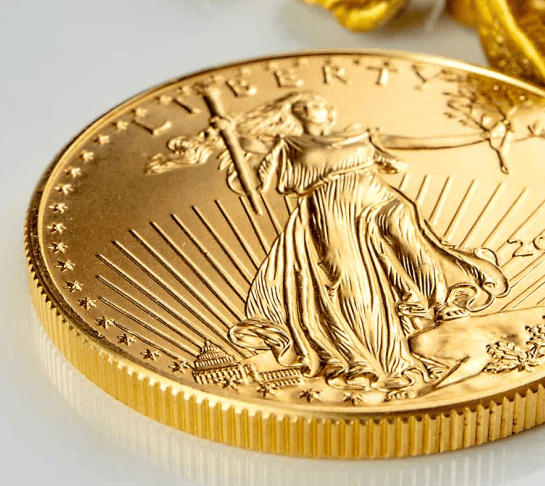 Gold American Eagle coin