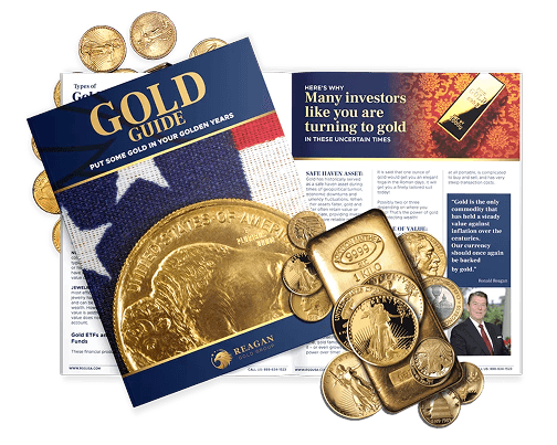 Gold Guide with coins and materials